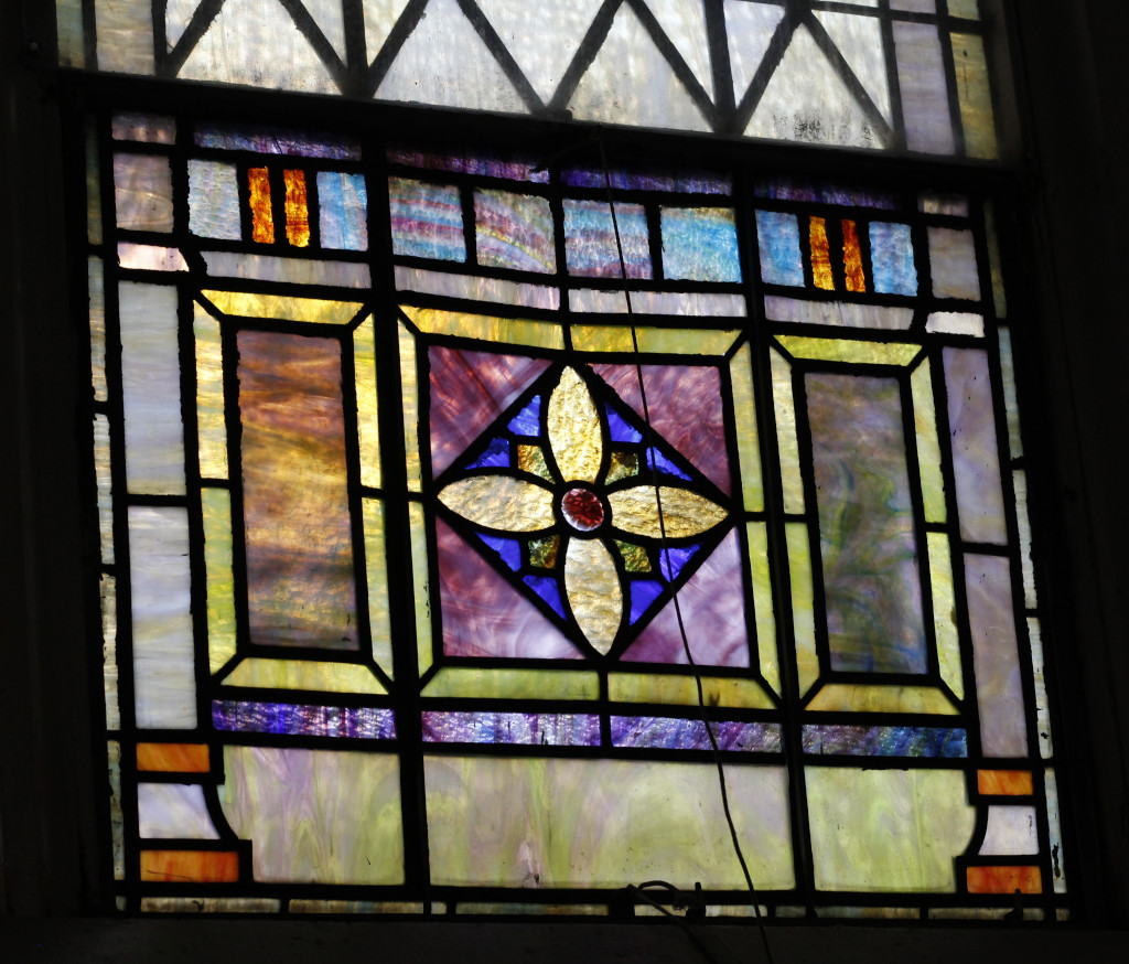 Mulberry Community Church stained glass windows